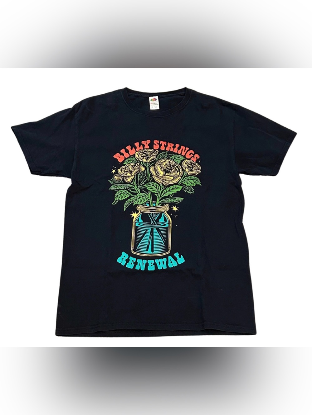 Billy Strings Renewal Festival Graphic Tee | Black | Size M